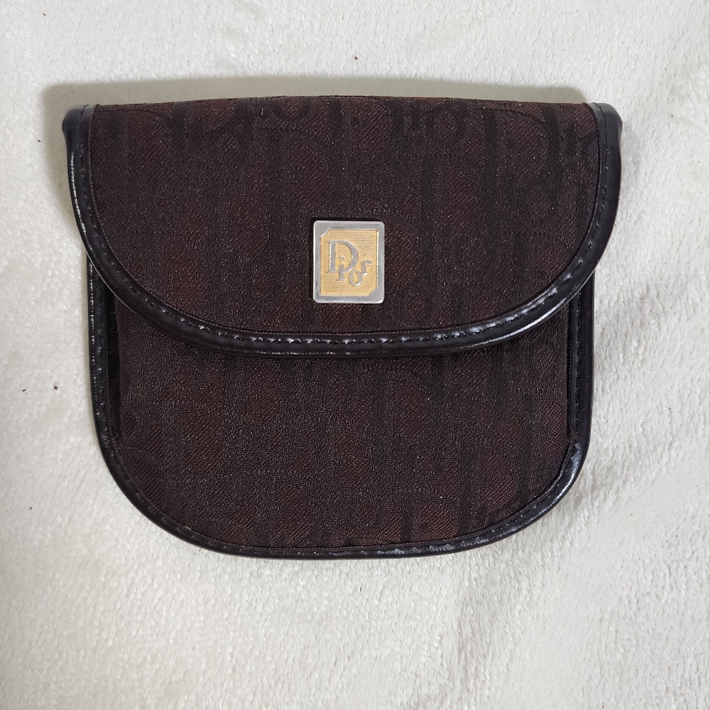 Christian Dior Trotter coin pouch.